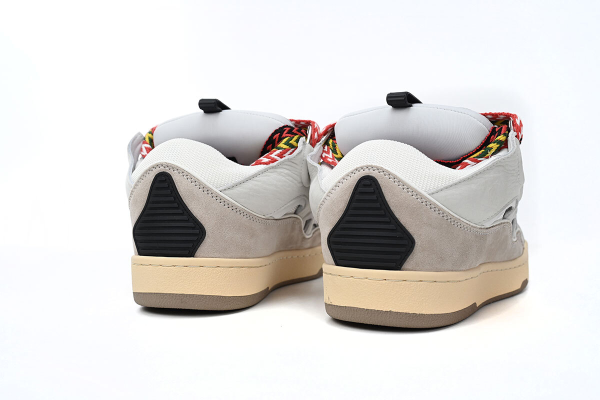 Coco Shoes Lanvin Leather Curb White Black Gum - Cocoshoesvip.net