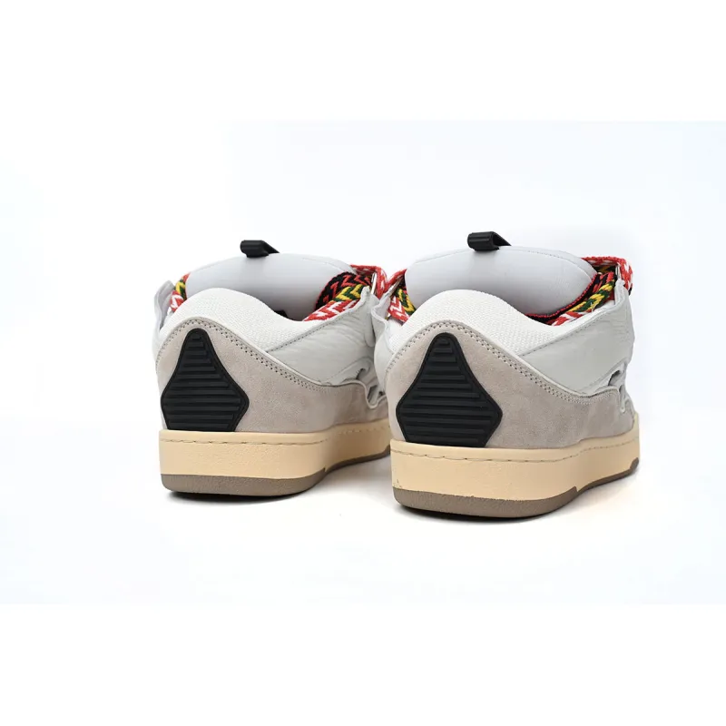 Coco Shoes Lanvin Leather Curb White Black Gum - Cocoshoesvip.net