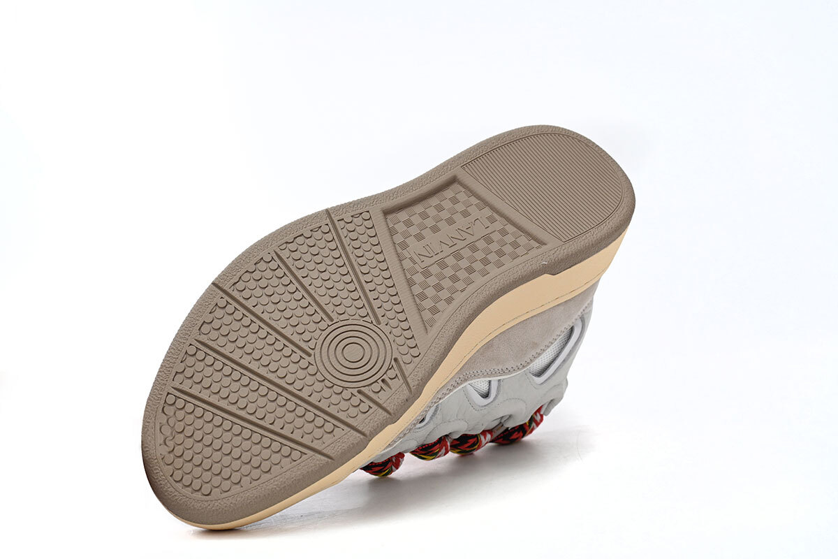 Coco Shoes Lanvin Leather Curb White Black Gum - Cocoshoesvip.net