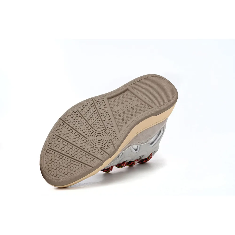 Coco Shoes Lanvin Leather Curb White Black Gum - Cocoshoesvip.net