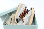 Coco Shoes Lanvin Leather Curb White Black Gum - Cocoshoesvip.net