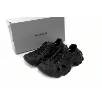 Balenciaga HD Lace Up Black 702421W3CES1000 02