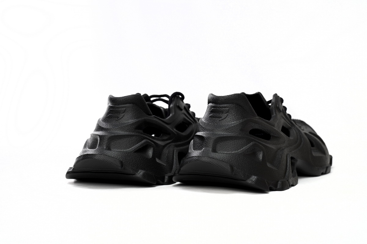 Coco Shoes Balenciaga HD Lace Up Black 702421W3CES1000 - Cocoshoesvip.net