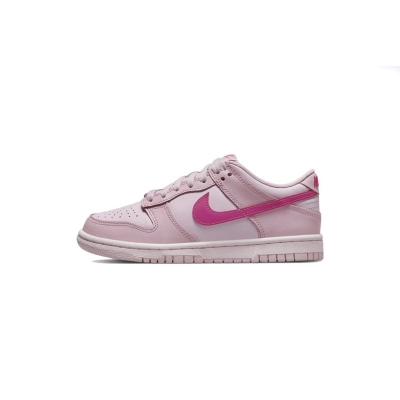 Nike Dunk Low Triple Pink DH9765-600 01