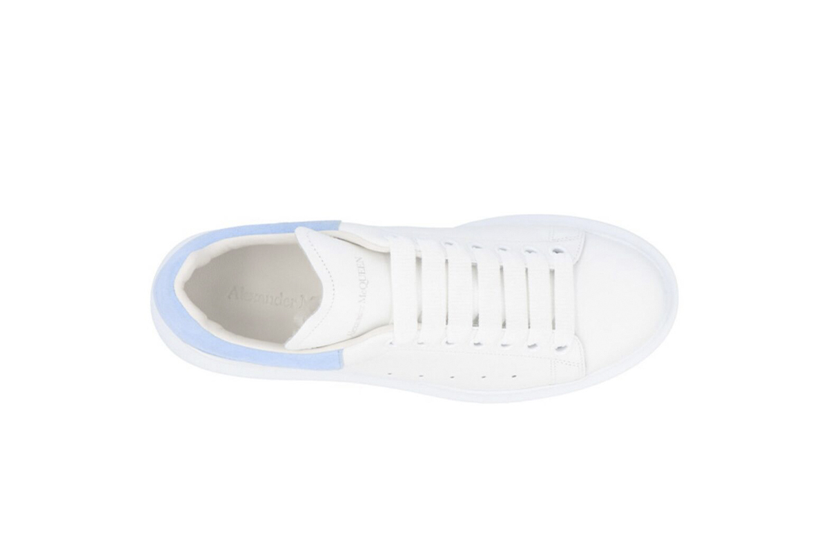 Coco Shoes Alexander McQueen Oversized White Grey Blue 553770WHGP79412 - Cocoshoesvip.net