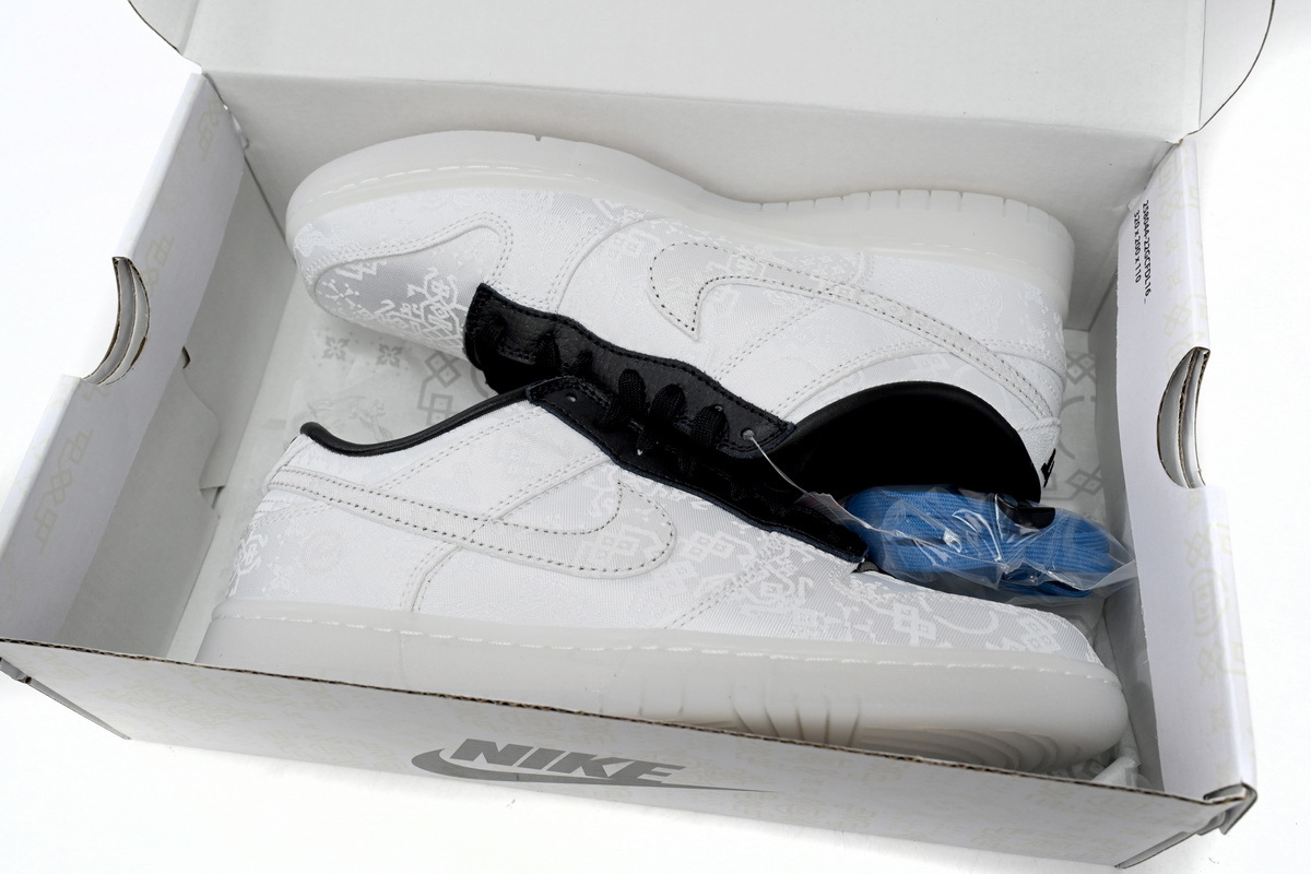 Coco Shoes Nike Dunk Low x CLOT x fragment Joint Names of Three FN0315-110 - Cocoshoesvip.net