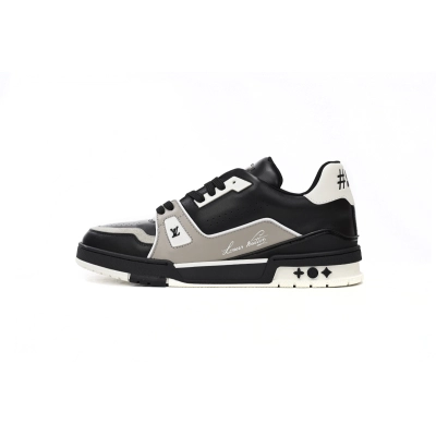Louis Vuitton Trainer Cowboy Black Gray 1AAHS3 01