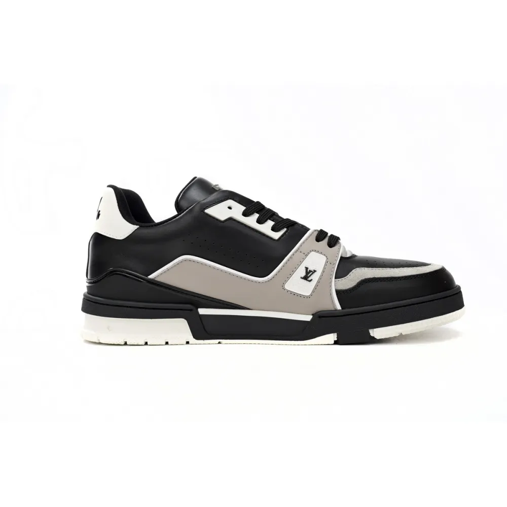 Coco Shoes Louis Vuitton Trainer Cowboy Black Gray 1AAHS3 - Cocoshoesvip.net