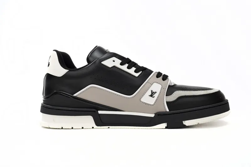 Coco Shoes Louis Vuitton Trainer Cowboy Black Gray 1AAHS3 - Cocoshoesvip.net
