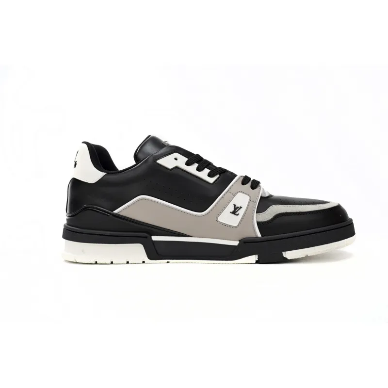 Coco Shoes Louis Vuitton Trainer Cowboy Black Gray 1AAHS3 - Cocoshoesvip.net
