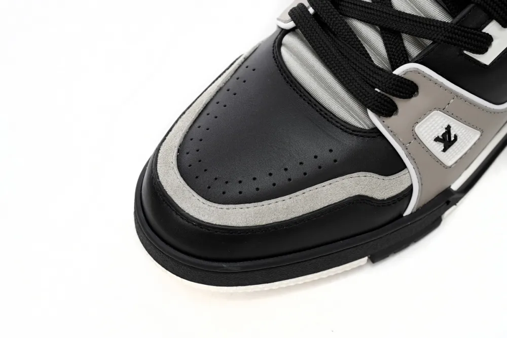 Coco Shoes Louis Vuitton Trainer Cowboy Black Gray 1AAHS3 - Cocoshoesvip.net