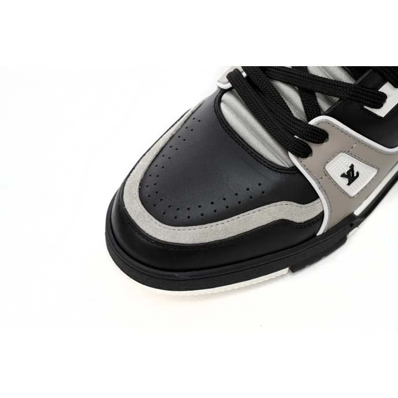 Coco Shoes Louis Vuitton Trainer Cowboy Black Gray 1AAHS3 - Cocoshoesvip.net
