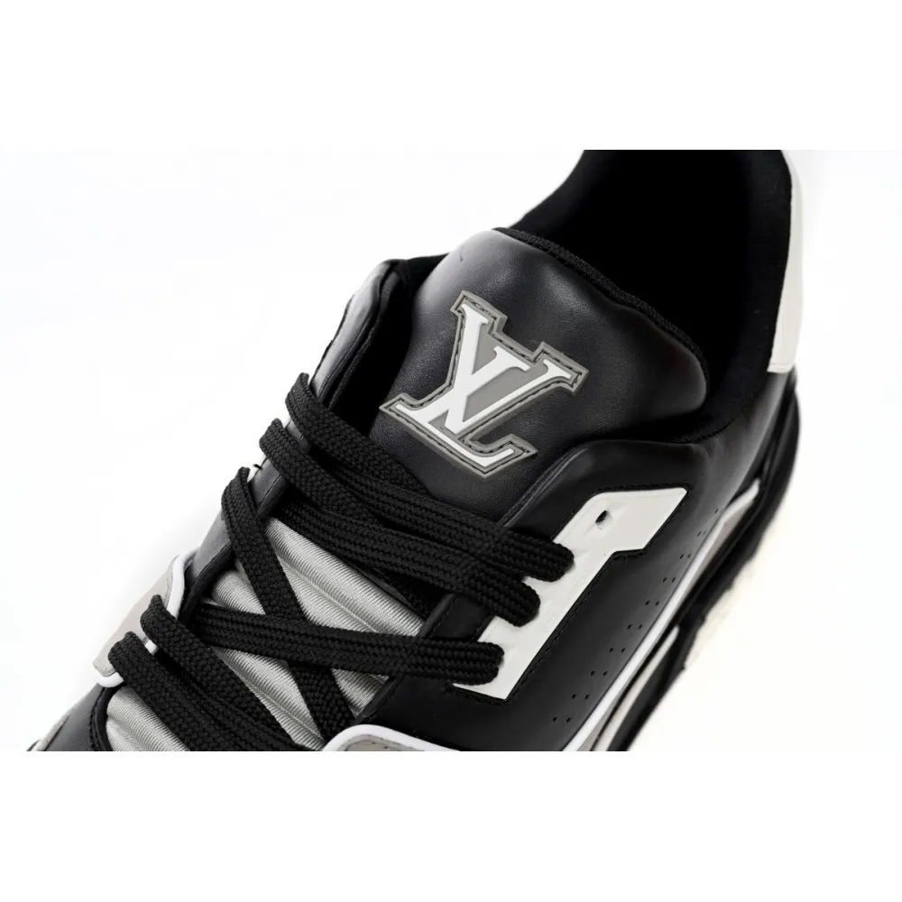 Coco Shoes Louis Vuitton Trainer Cowboy Black Gray 1AAHS3 - Cocoshoesvip.net