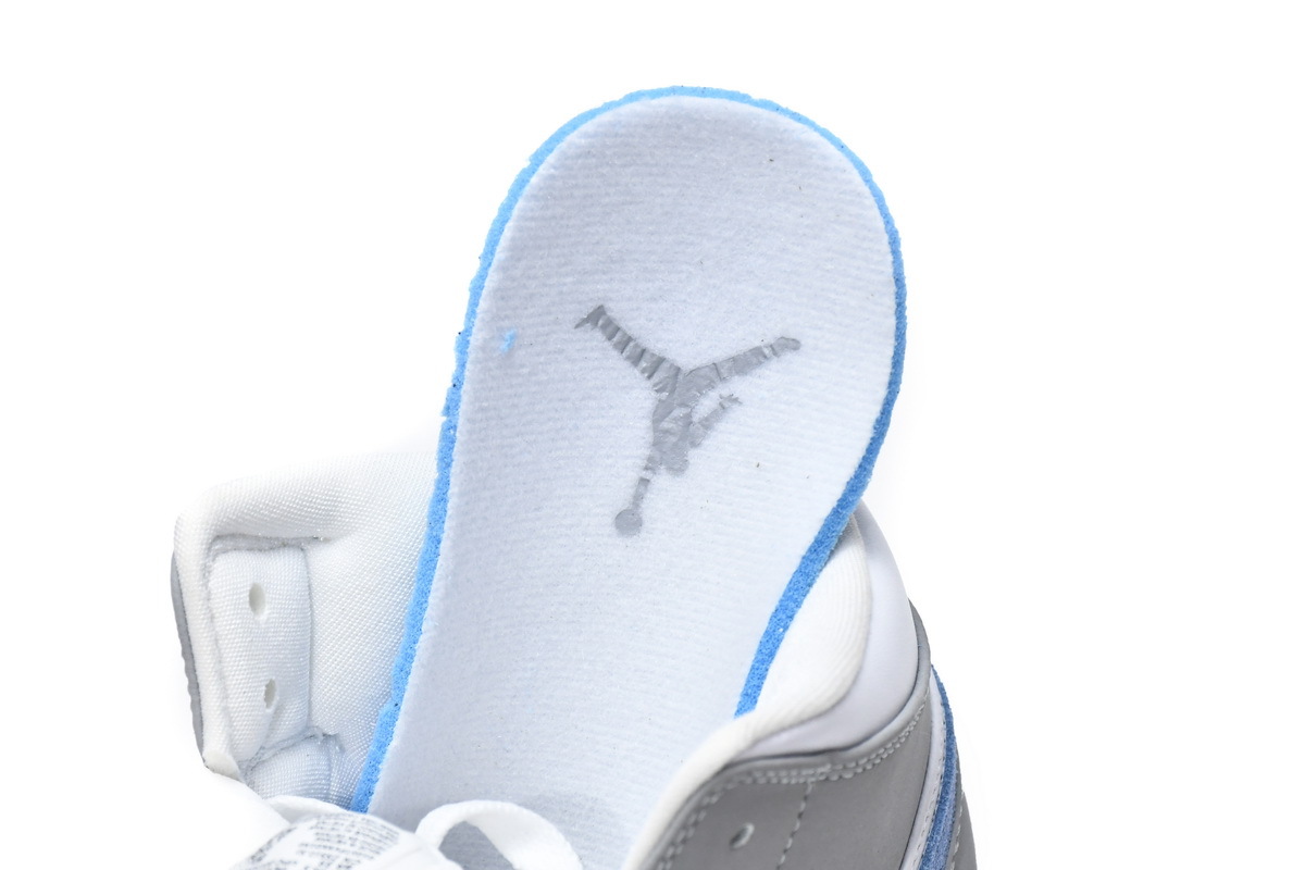 Coco Shoes Air Jordan 1 Mid Wolf Grey Aluminum BQ6472-105 - Cocoshoesvip.net