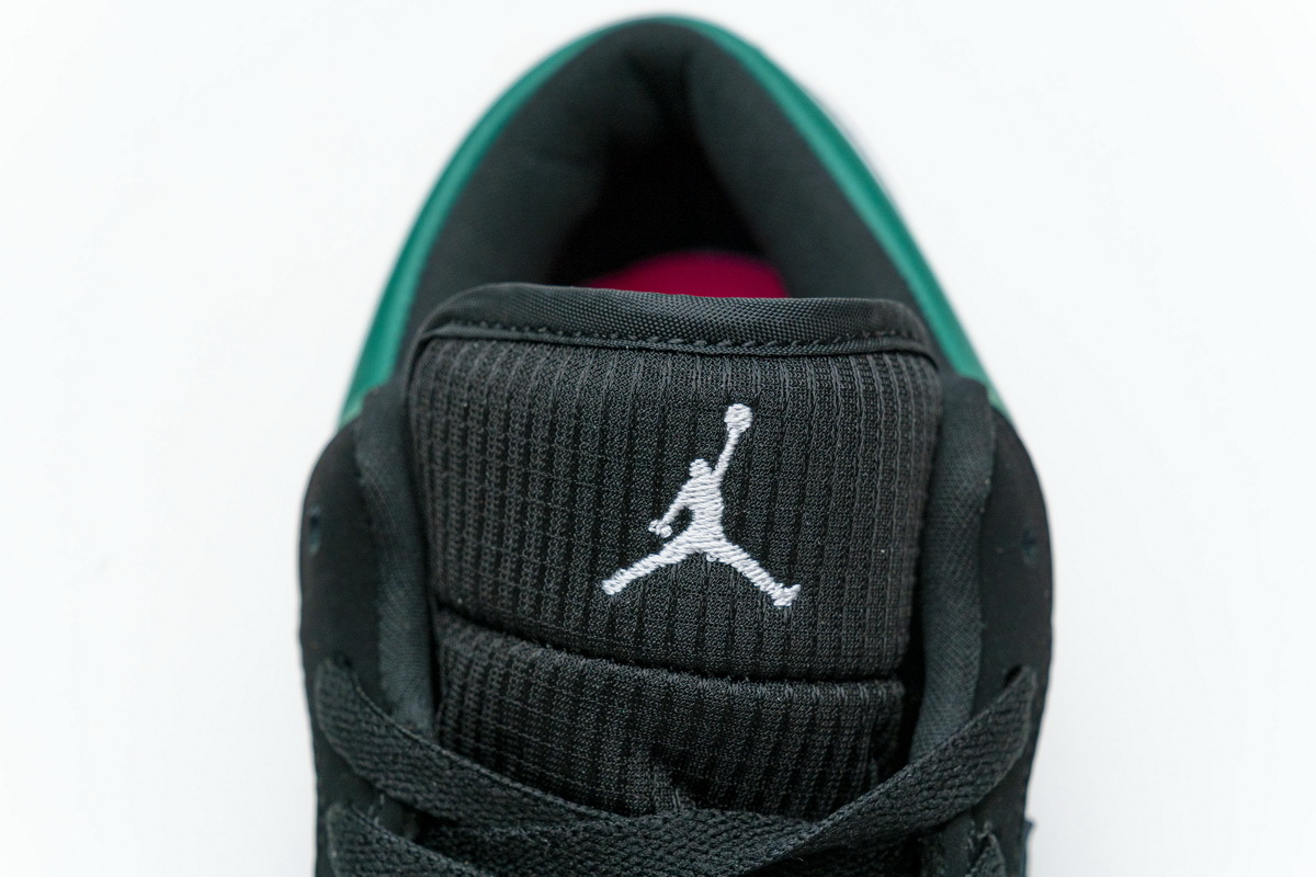 Coco Shoes Jordan 1 Low White Black Mystic Green 553558-113 - Cocoshoesvip.net