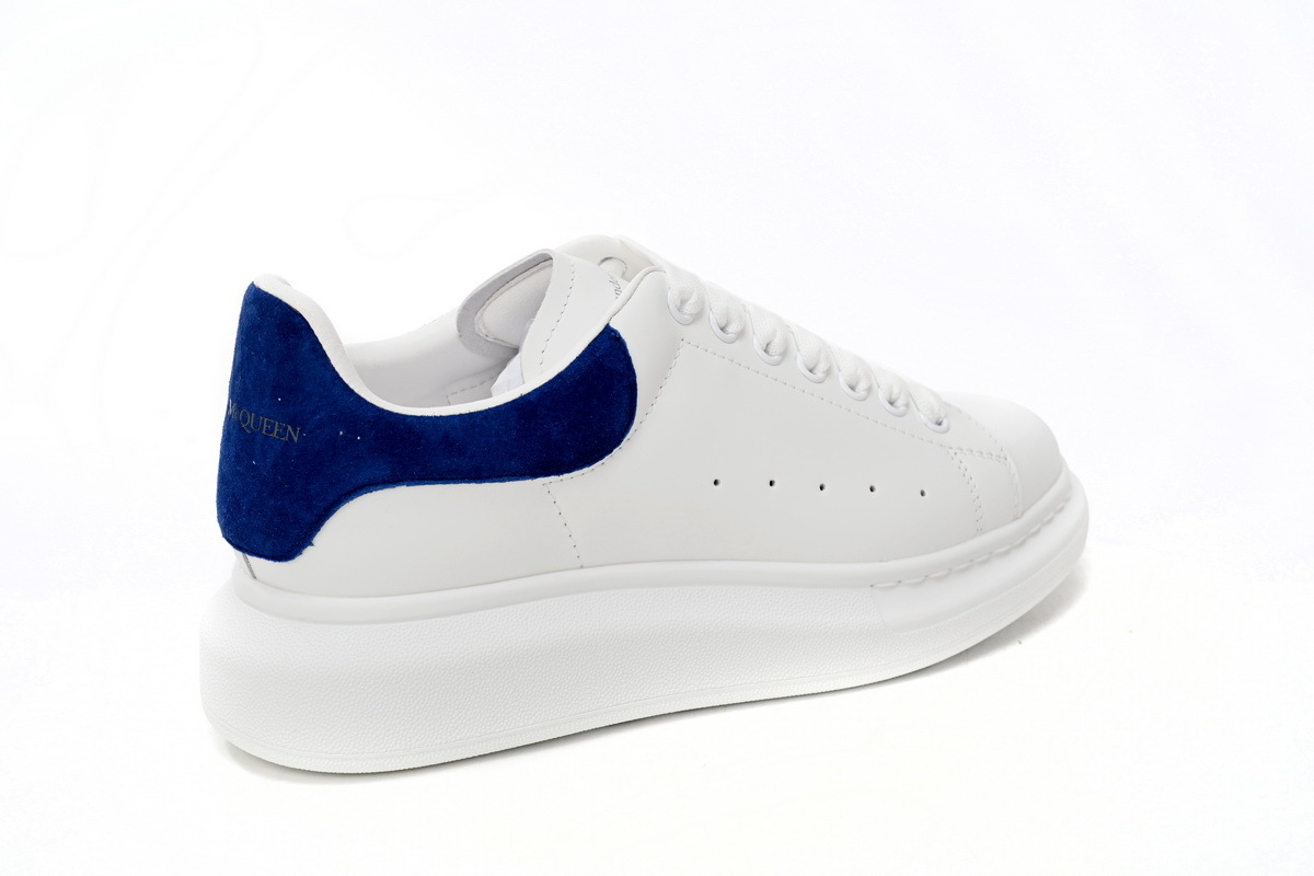 Coco Shoes Alexander McQueen Oversized Deep Blue Velvet 553770WHGP79849 - Cocoshoesvip.net