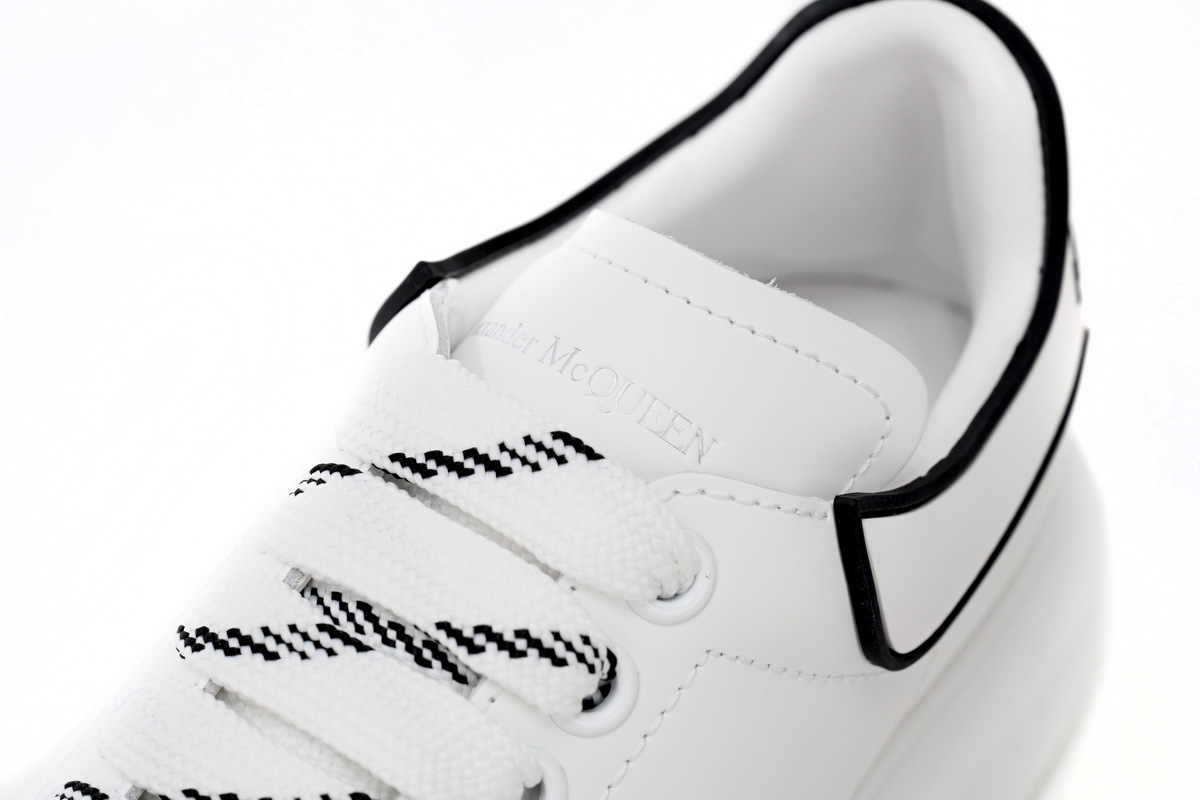 Coco Shoes Alexander McQueen Oversized White Black Trim - Cocoshoesvip.net