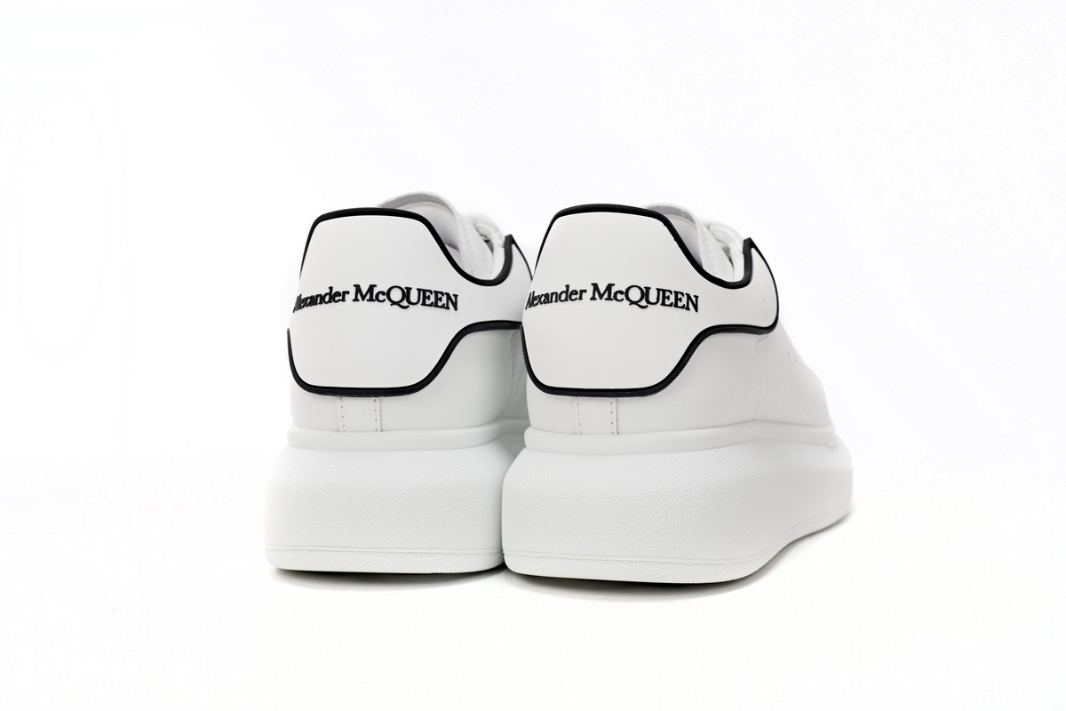 Coco Shoes Alexander McQueen Oversized White Black Trim - Cocoshoesvip.net