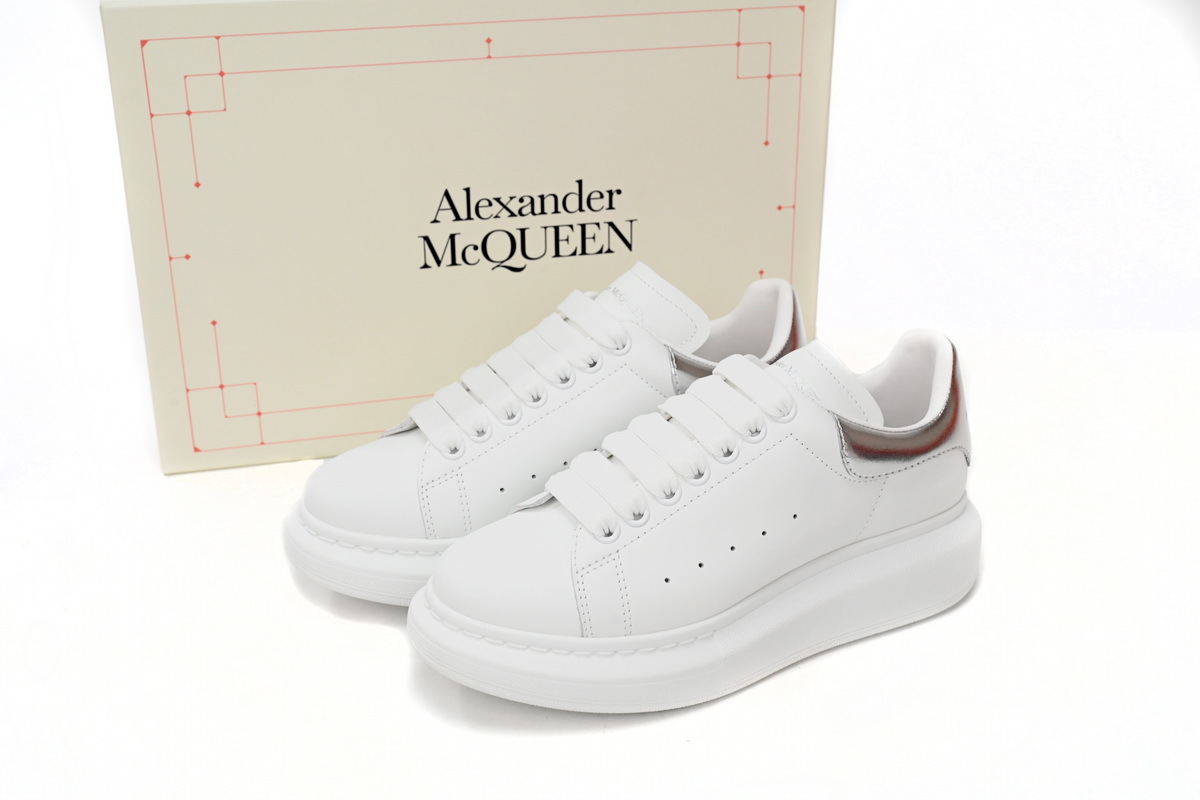Coco Shoes Alexander McQueen Oversized Silver Tail - Cocoshoesvip.net