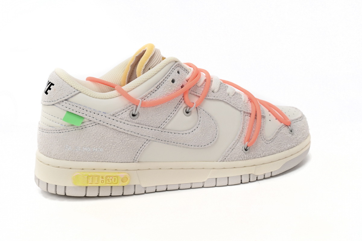 Coco Shoes Nike SB Dunk Low Off-White Lot 11 DJ0950-108 - Cocoshoesvip.net