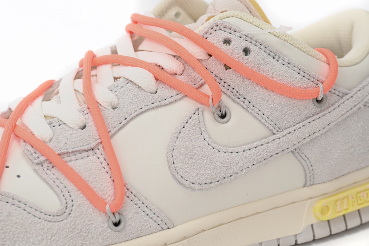 Coco Shoes Nike SB Dunk Low Off-White Lot 11 DJ0950-108 - Cocoshoesvip.net