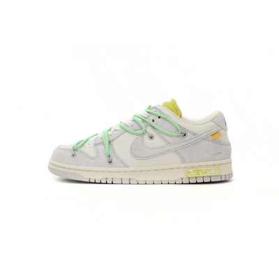 Coco Shoes Nike Dunk Low Off-White Lot 14 DJ0950-106 01