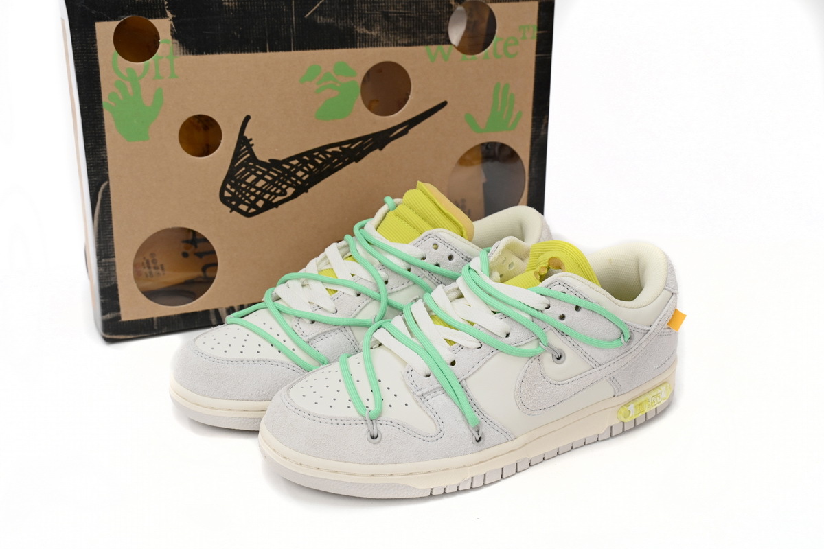 Coco Shoes Nike SB Dunk Low Off-White Lot 14 DJ0950-106 - Cocoshoesvip.net