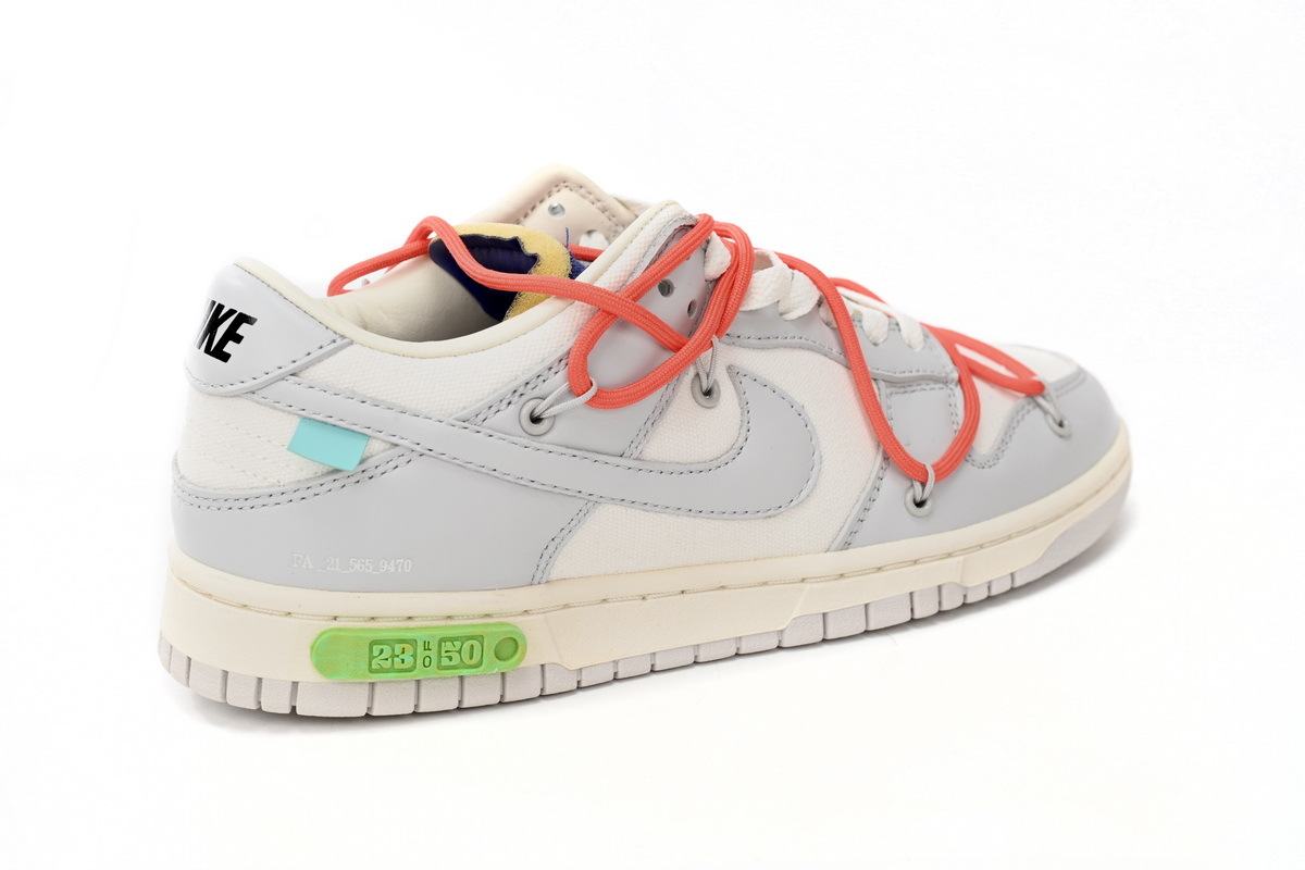 Coco Shoes Nike SB Dunk Low Off-White Lot 23 DM1602-126 - Cocoshoesvip.net