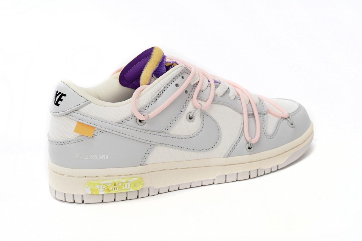 Coco Shoes Nike SB Dunk Low Off-White Lot 24 DM1602-119 - Cocoshoesvip.net