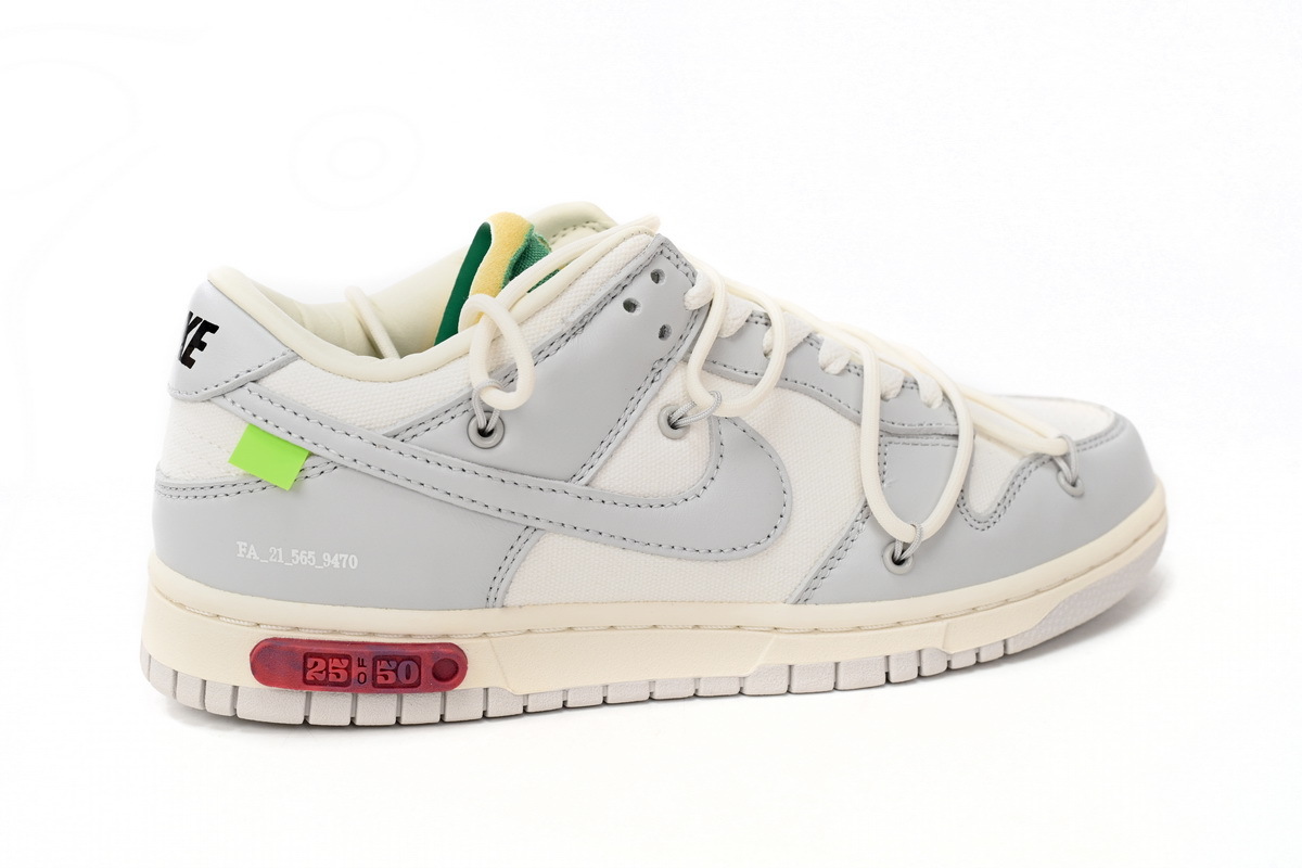Coco Shoes Nike SB Dunk Low Off-White Lot 25 DM1602-121 - Cocoshoesvip.net