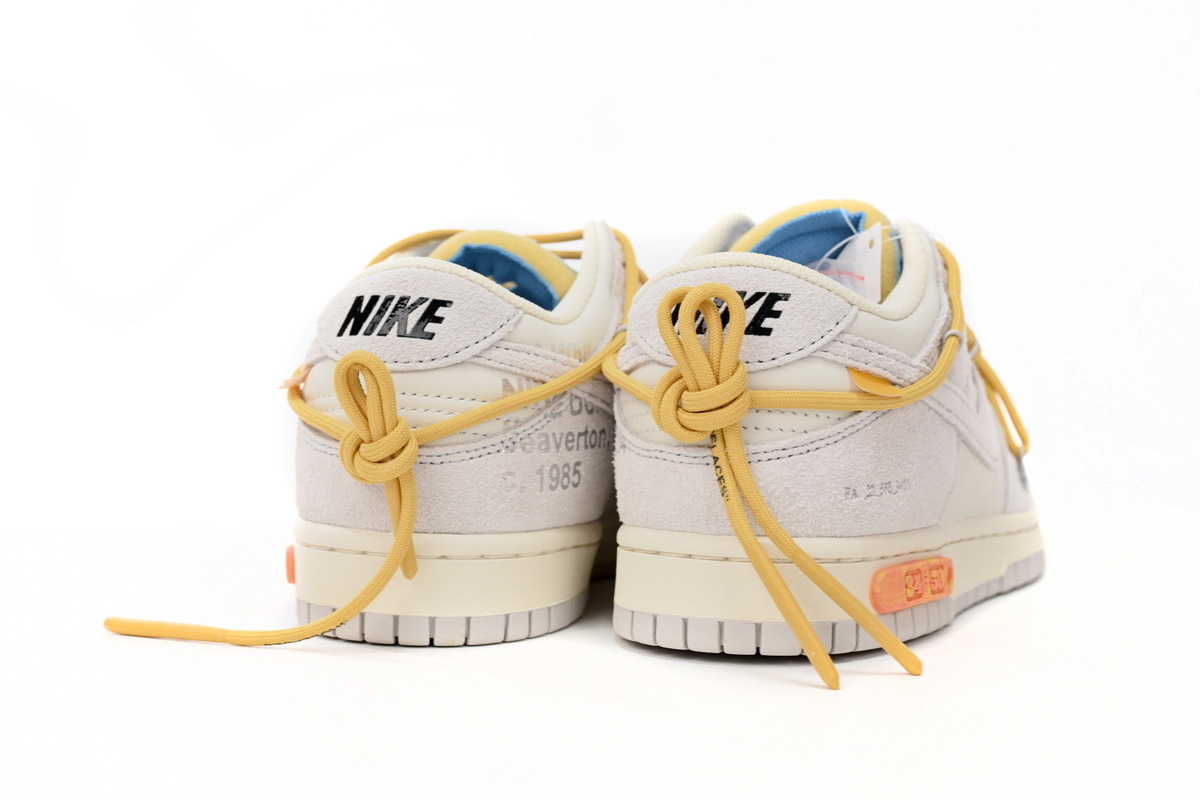 Coco Shoes Nike SB Dunk Low Off-White Lot 34 DJ0950-102 - Cocoshoesvip.net