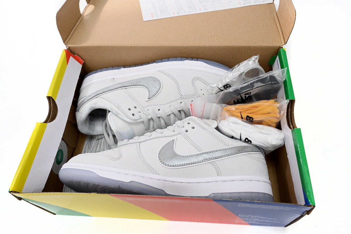 Coco Shoes Nike SB Dunk Low White Lobster (Friends and Family) FD8776-100 - Cocoshoesvip.net