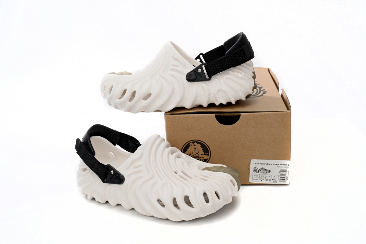 Coco Shoes Crocs Saleke Bembury x Crocs Pollex Clog Creamy White 207393-1CN - Cocoshoesvip.net