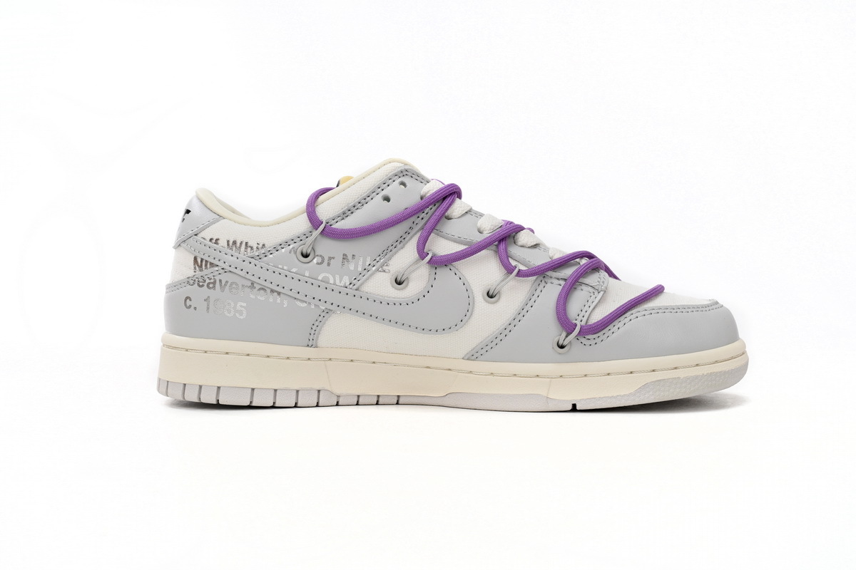 Coco Shoes Nike SB Dunk Low Off-White Lot 48 DM1602-107 - Cocoshoesvip.net