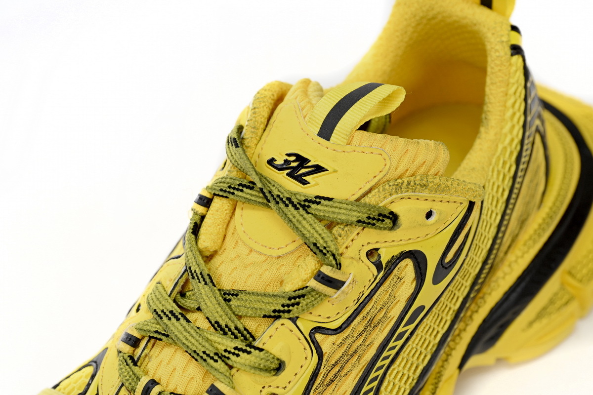 Coco Shoes Balenciaga 3XL Sneaker Black Yellow 734733 W3XL2 7010 - Cocoshoesvip.net