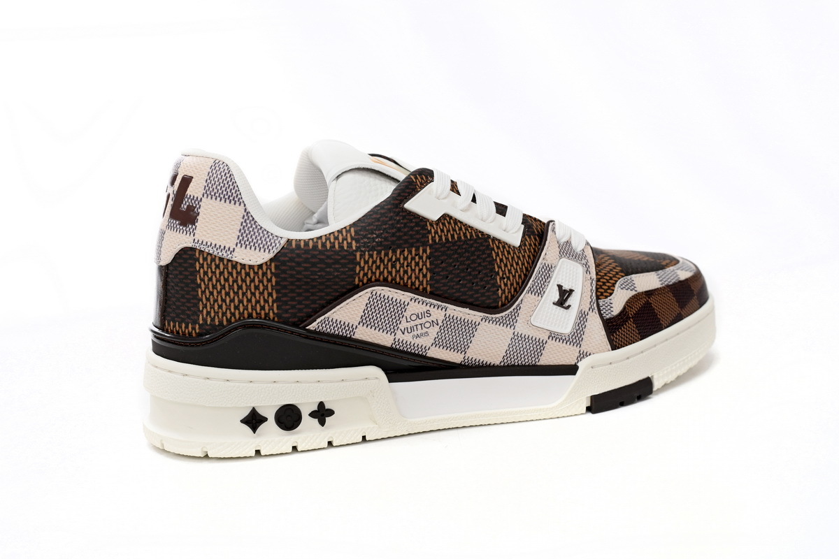 Coco Shoes Louis Vuitton Trainer #54 Damier Ebene Multi 1AAST7 - Cocoshoesvip.net