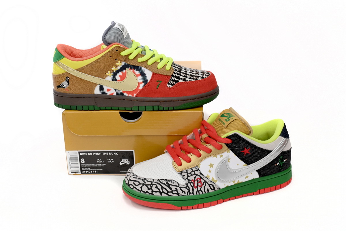 Coco Shoes Nike SB Dunk Low What the Dunk 318403-141 - Cocoshoesvip.net