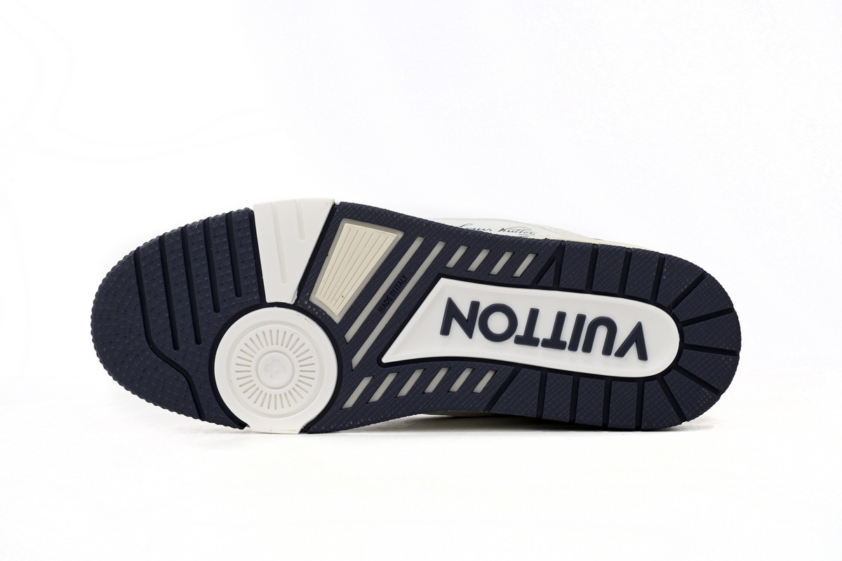 Coco Shoes Louis Vuitton Trainer All Blue Dark Dlue Lychee Pattern 1ABFA9 - Cocoshoesvip.net