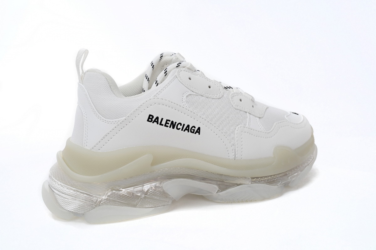 Coco Shoes Balenciaga Triple S Clear Sole White 541624 W09E1 9000 - Cocoshoesvip.net