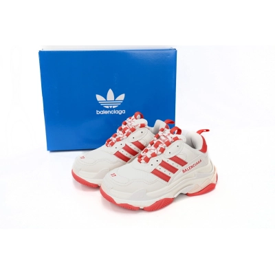 Coco Shoes adidas x Balenciaga Triple S White Red IF0166 02