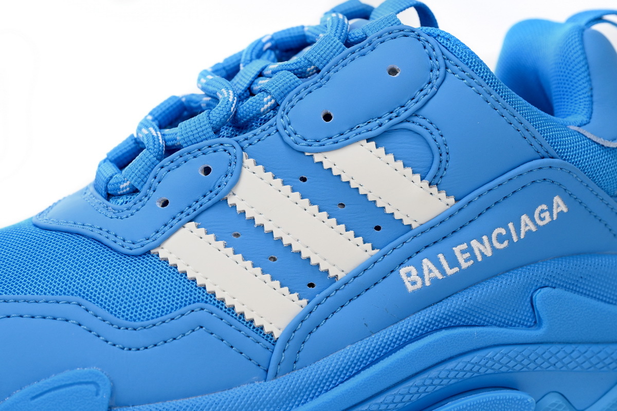 Coco Shoes adidas x Balenciaga Triple S Blue White 712821W2ZB24090 - Cocoshoesvip.net