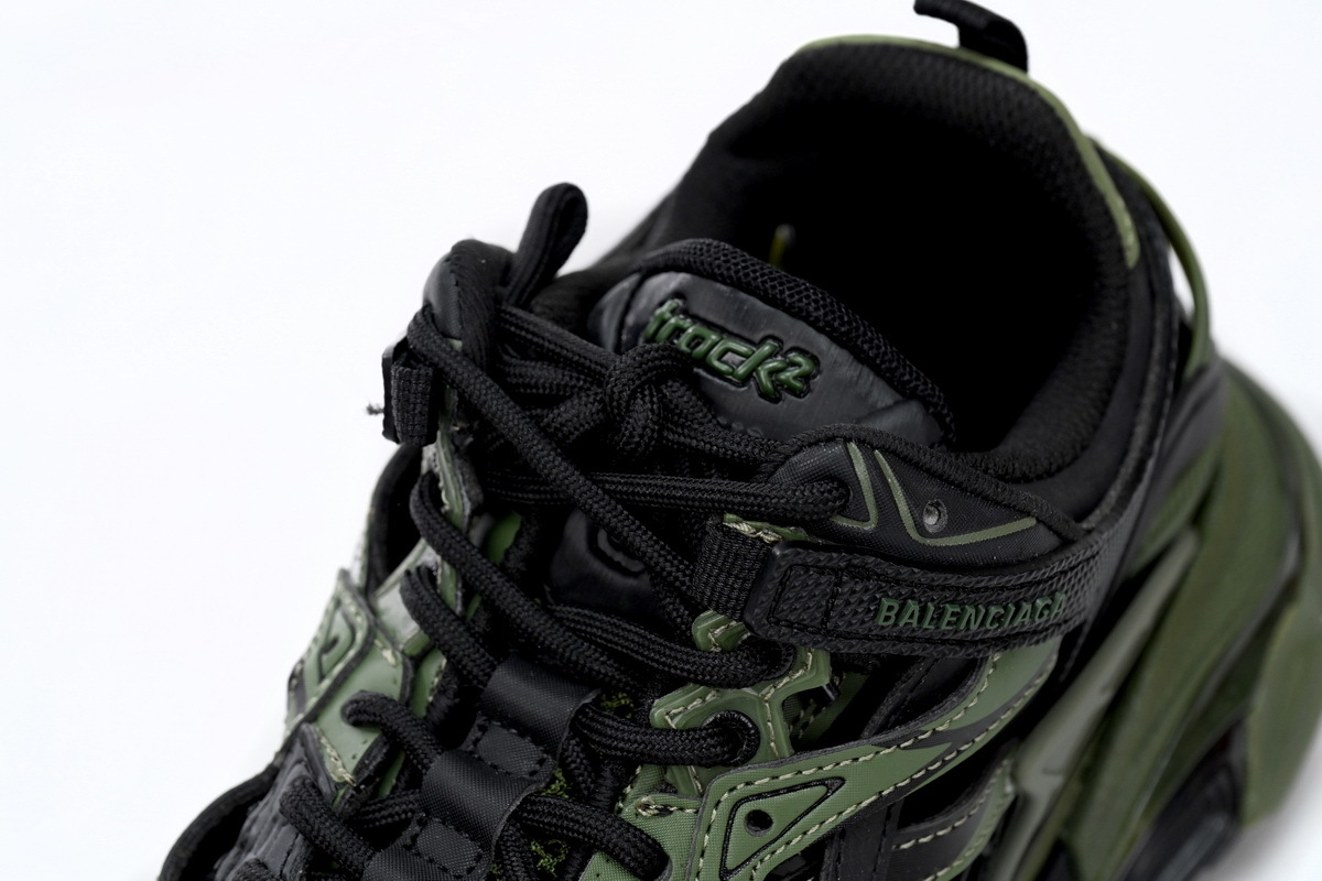 Coco Shoes Balenciaga Track.2 Sneaker Khaki 568614W3AE12311 - Cocoshoesvip.net