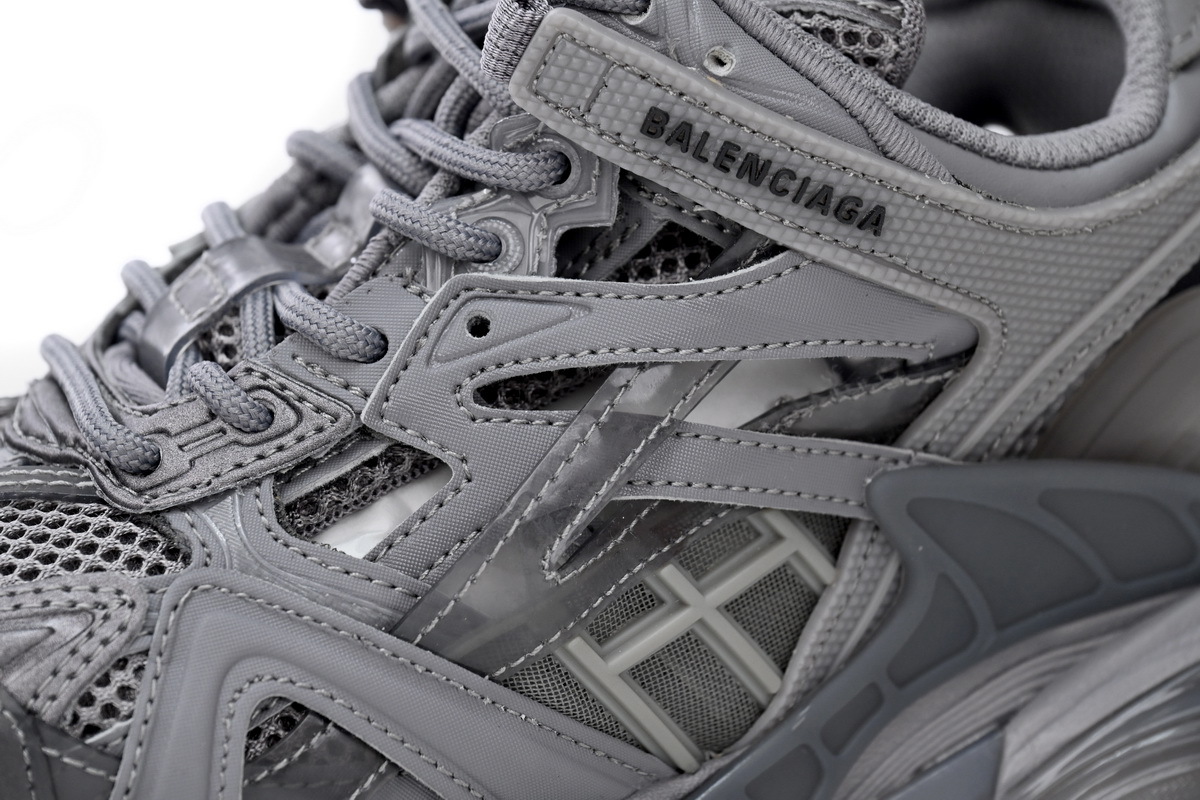 Coco Shoes Balenciaga Track.2 Sneaker Clear Sole Grey 668823W3CT11800 - Cocoshoesvip.net