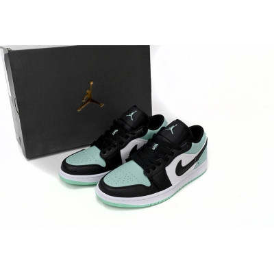 Coco Shoes Air Jordan 1 Low Emerald Toe 553558-117 02