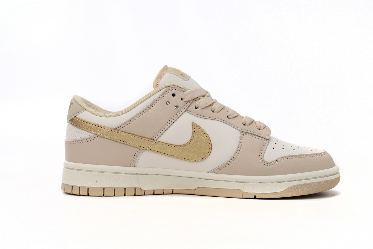 Coco Shoes Nike Dunk Low Phantom Metallic Gold Dx5930-001 - Cocoshoesvip.net