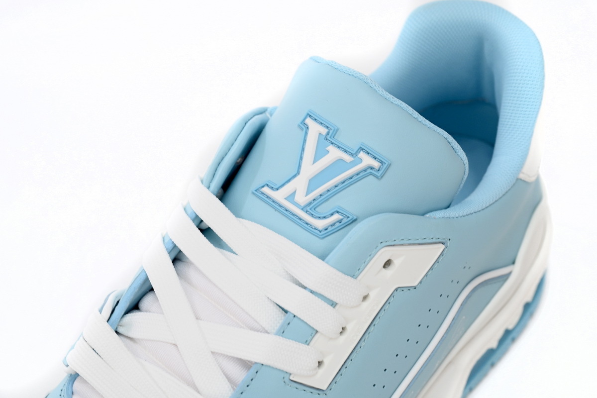 Coco Shoes Louis Vuitton Trainer #54 Light Blue White 1AAHSJ - Cocoshoesvip.net