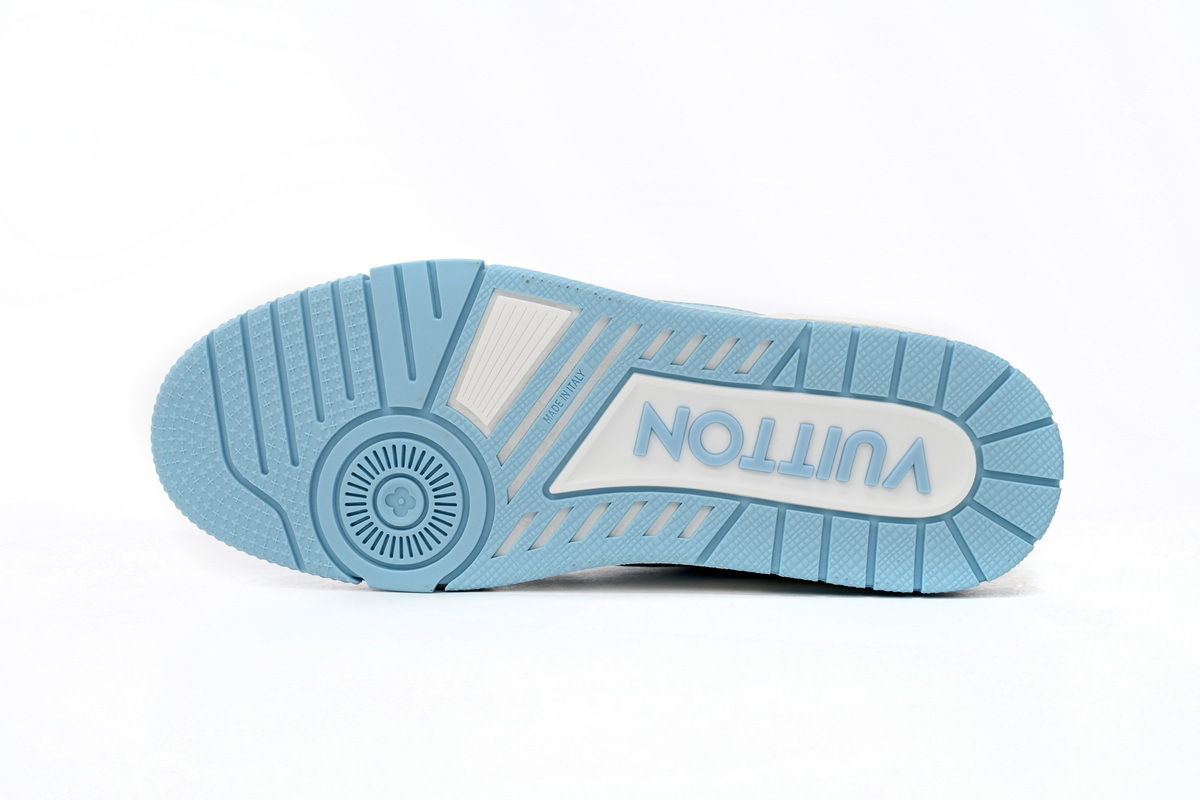 Coco Shoes Louis Vuitton Trainer #54 Light Blue White 1AAHSJ - Cocoshoesvip.net