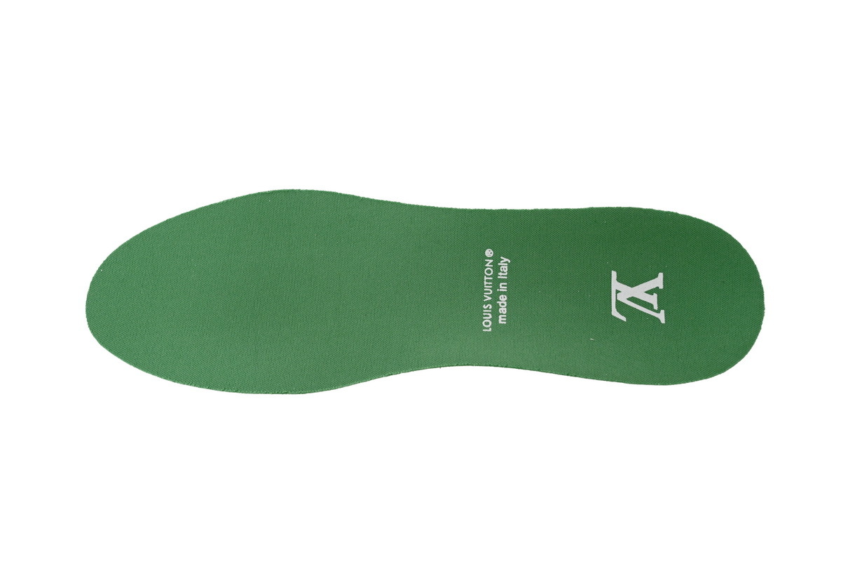 Coco Shoes Louis Vuitton Trainer #54 Signature White Green 1ABNIS - Cocoshoesvip.net