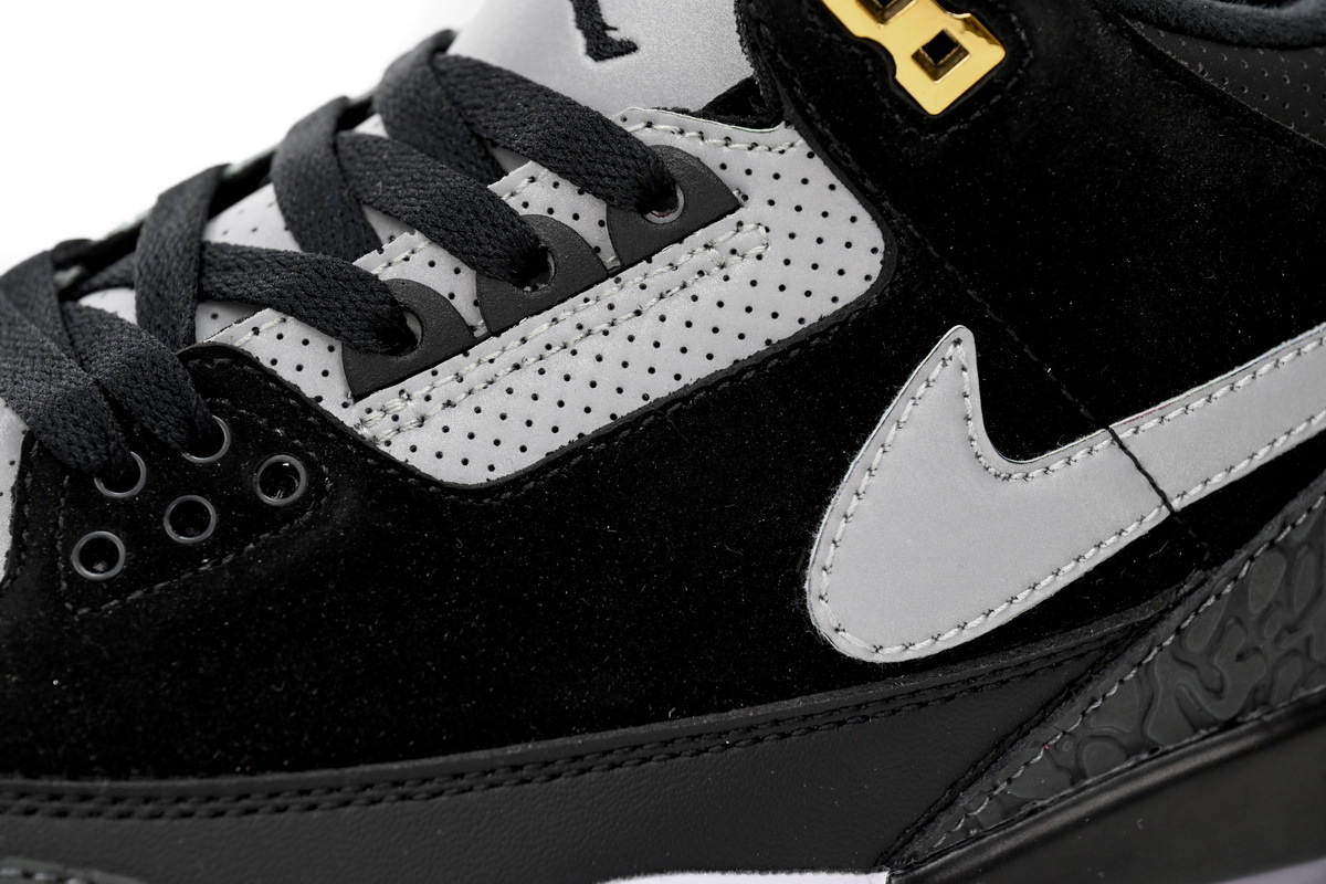 Coco Shoes Jordan 3 Retro Tinker Black Cement Gold CK4348-007 - Cocoshoesvip.net