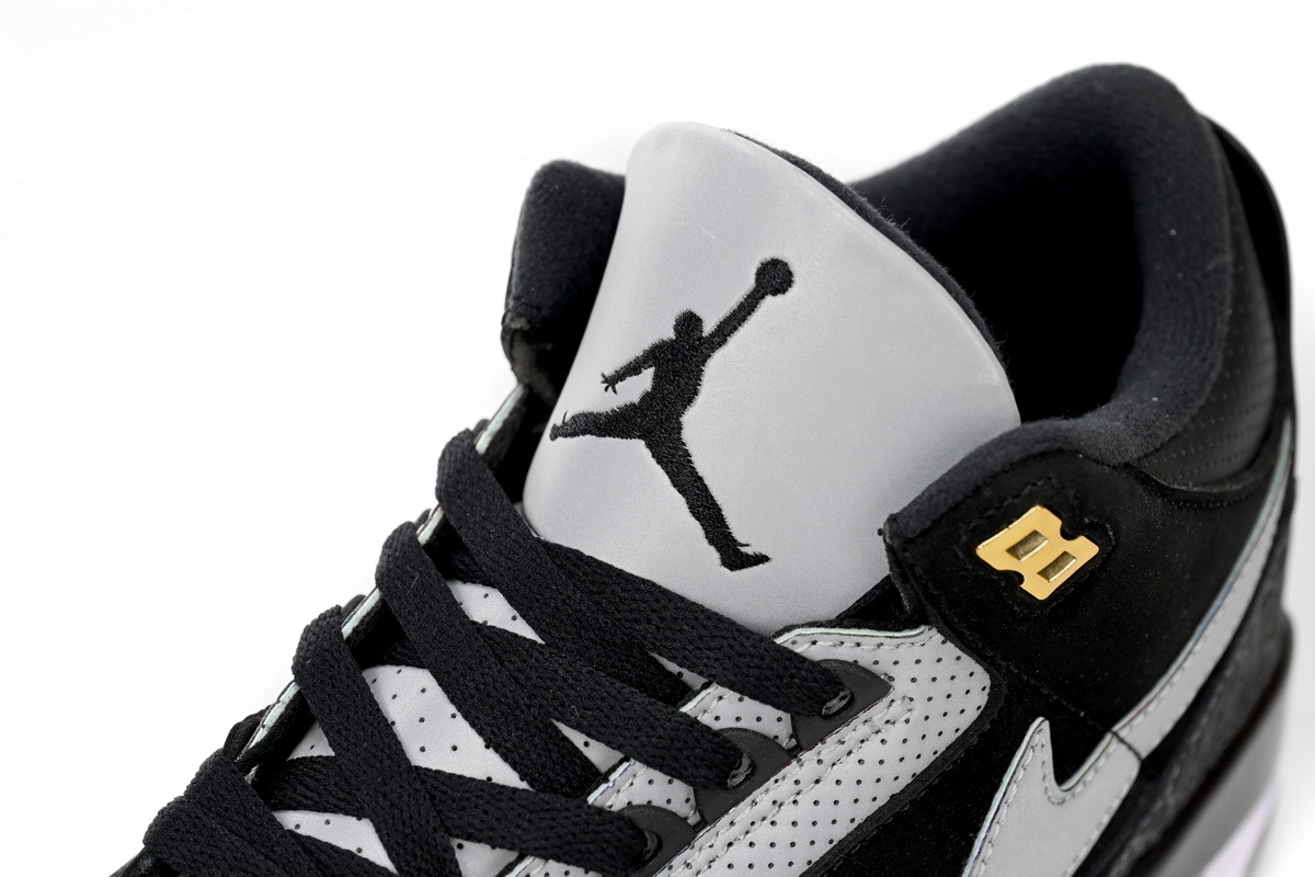 Coco Shoes Jordan 3 Retro Tinker Black Cement Gold CK4348-007 - Cocoshoesvip.net